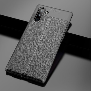Ốp lưng Samsung Note 10 silicon giả da Auto Focus