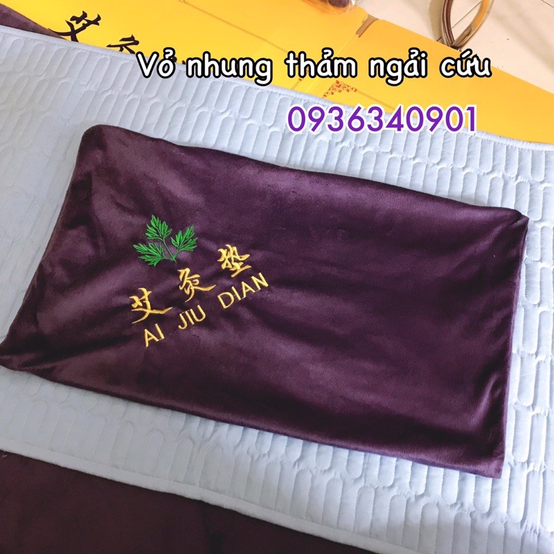 Bao vải nhung thay thế thảm ngải cứu Ai Jiu Dian trị liệu