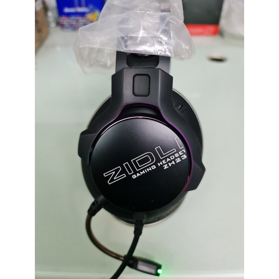 Tai Nghe Gaming ZIDLI ZH23 7.1 LED RGB USB - Hàng Chính Hãng