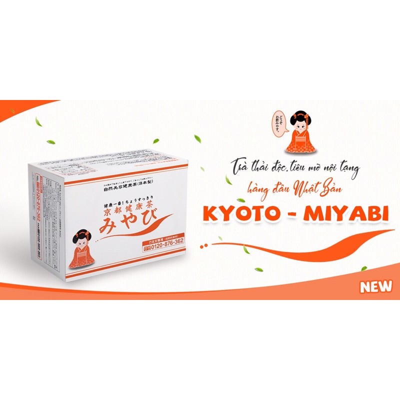 TRÀ THẢO MỘC NHẬT BẢN KYOTO - MIYABI