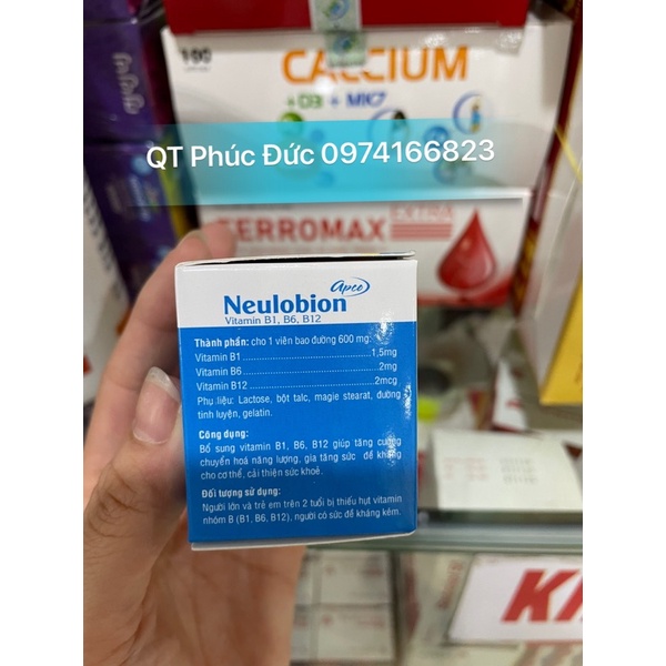 ✅✅Neulobion vitamin B1, B6, B12