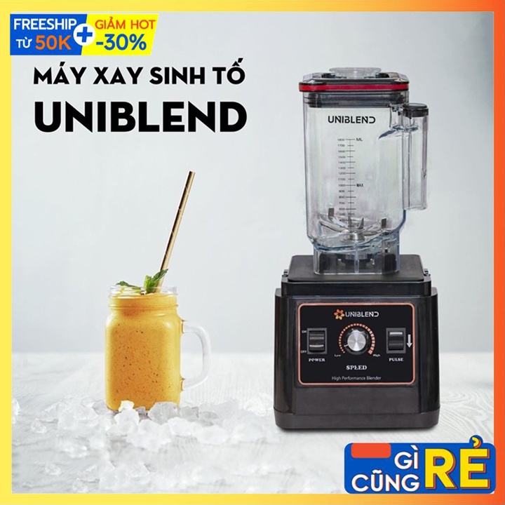 Máy xay công nghiệp, máy xay đá Cao cấp Uniblend UB - 712