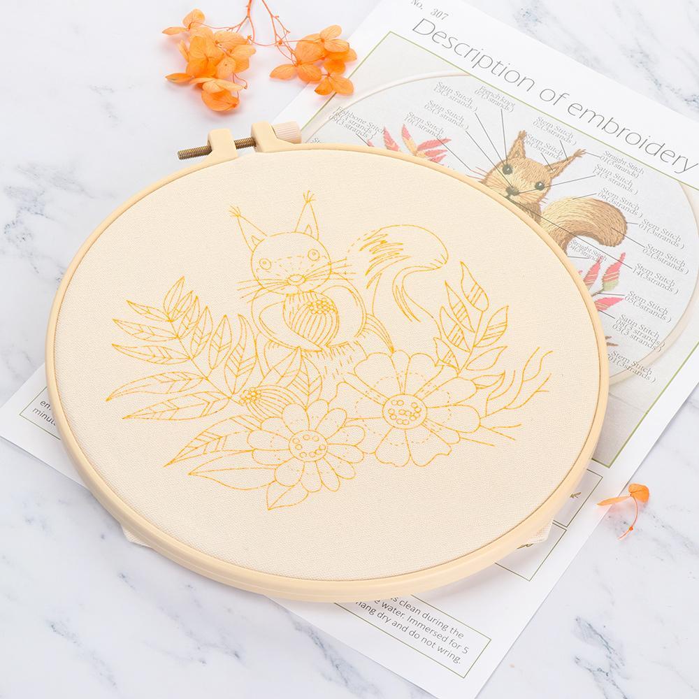 SUSANS Khung Thêu Thủ Công Hình Bông Hoa Dành Cho Người Mới Bắt Đầu DIY
