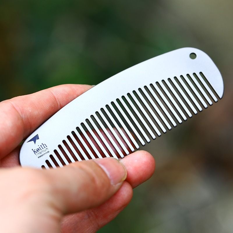 Keith Ti1731 - Lược Titanium Ultrathin Purse Comb