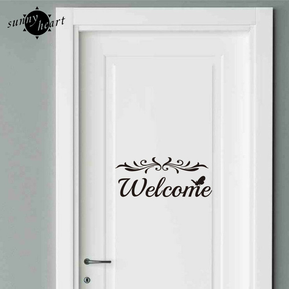 Sale 70% Decal nhựa PVC dán tường in chữ Welcome, As pictures show Giá gốc 43,000 đ - 79A80