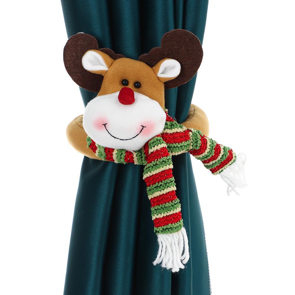 Giá Đỡ Rèm Cửa Hình Người Tuyết / Ông Già Noel Trang Trí Nhà Cửa Nhân Dịp