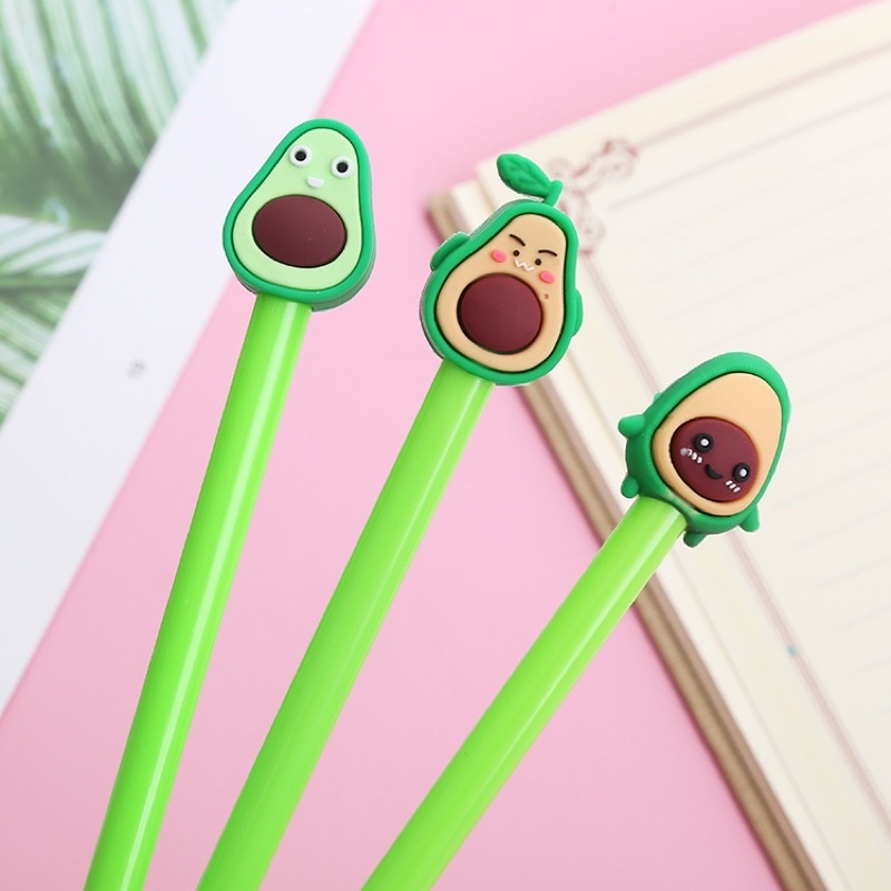 Bút viết bi nước - quả bơ avocado cute