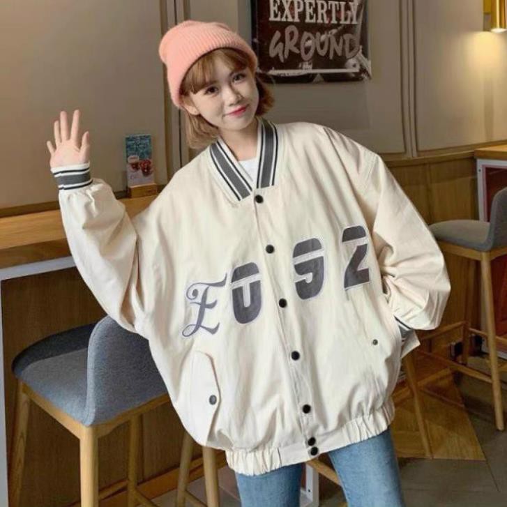 Áo Bomber Jacket  2 Lớp Unisex Nam Nữ (Ảnh Thật/Có sẵn)