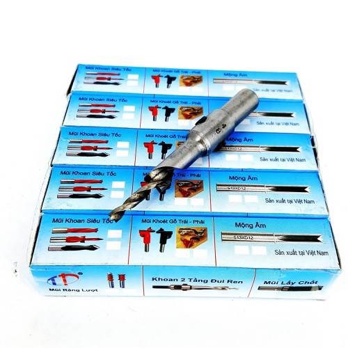 Khoan 2 tầng ngắn xoắn 4x8