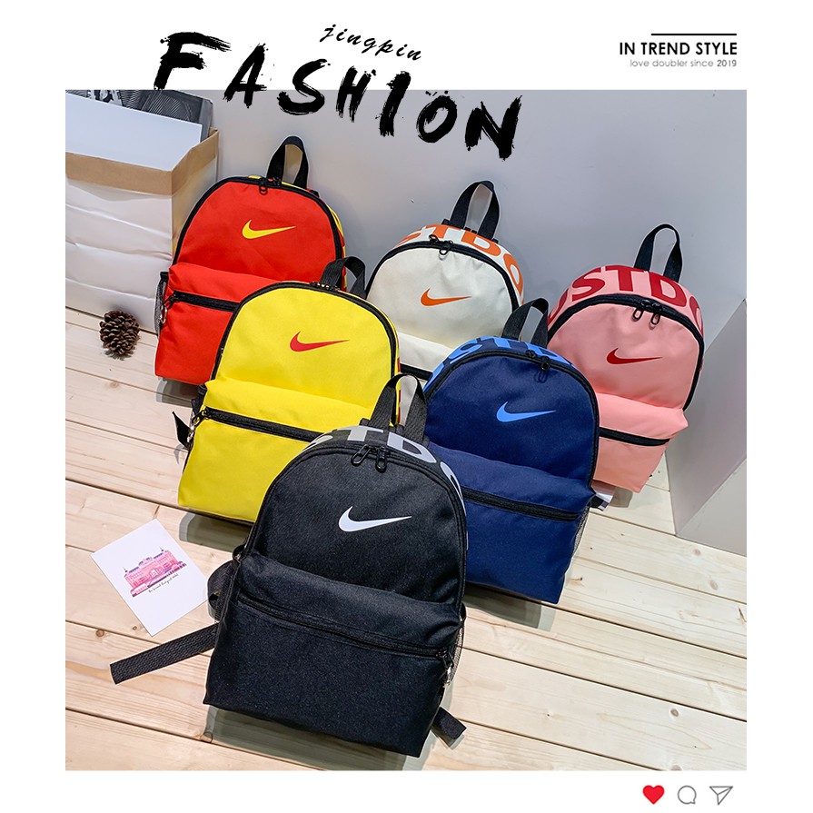 Balo họa tiết NIKE thời trang Hàn Quốc tiện dụng cho học sinh nam nữ
