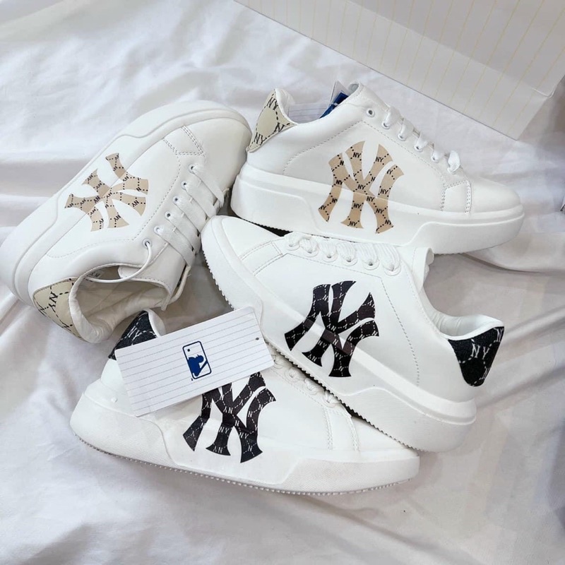 Giày Thể Thao Nam Nữ Mc queen NY, Giày MLB NY Họa Tiết Hàng Cao Cấp Full Box Mẫu Mới Nhất 2022