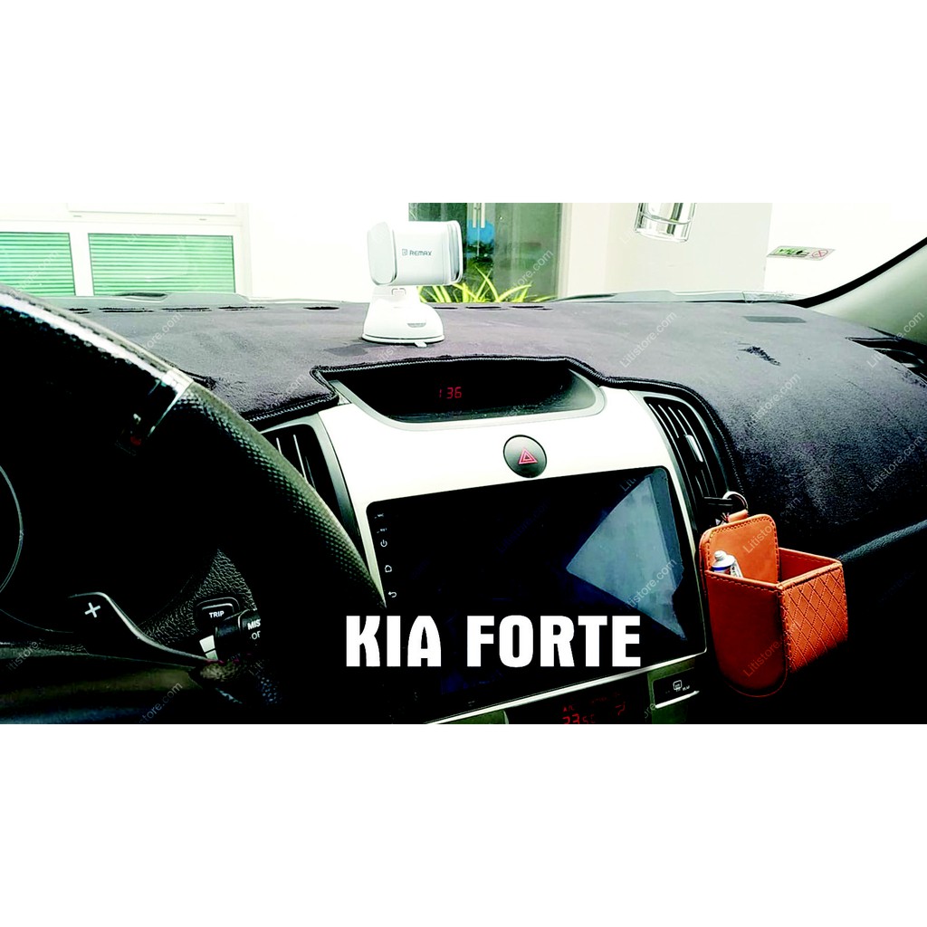 Thảm Taplo Nhung Lông cừu KIA FORTE (Loại đặc biệt)