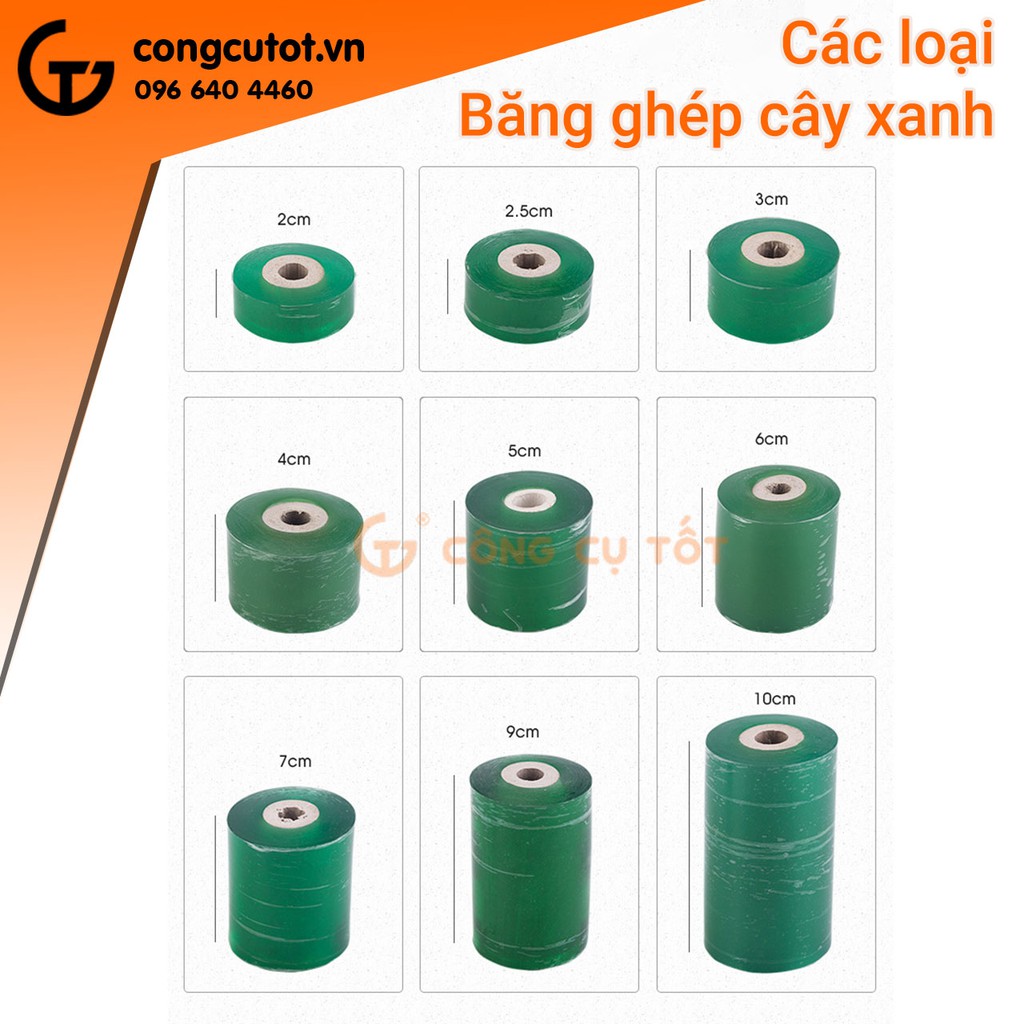 Băng keo ghép cây xanh tự dính tự hủy giúp bảo vệ mối ghép