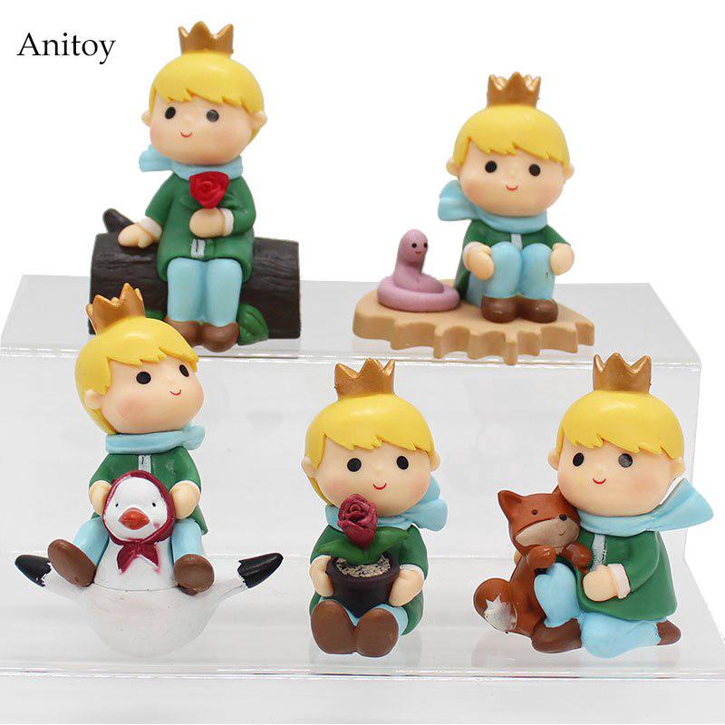 Set 5 đồ chơi mô hình nhân vật hoàng tử bé kích thước 8cm