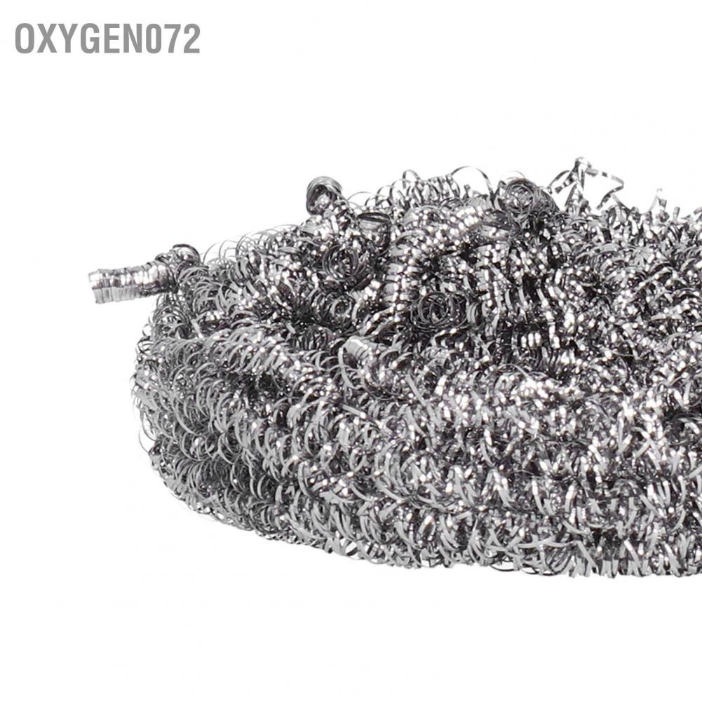 Oxygen072 Cước Cọ Rửa Inox - Stainless Steel Scrubber Cleaning Ball Scouring for Pot Cleaner Kitchen Tool