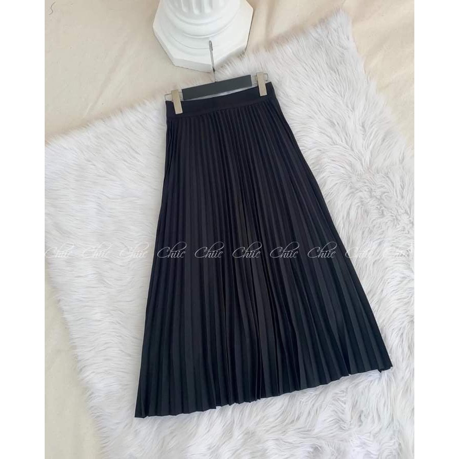 Chân váy dập ly dài
