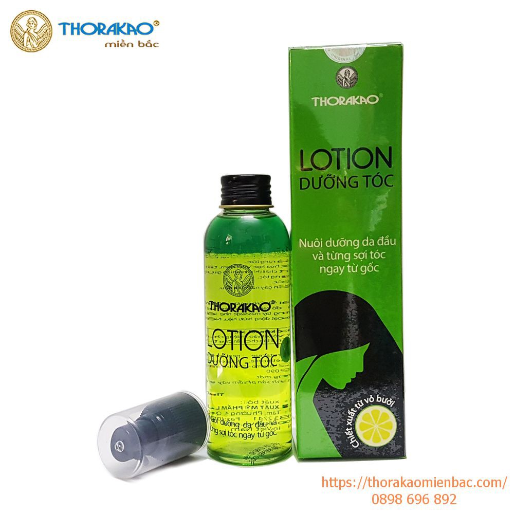 Lotion dưỡng tóc tinh dầu bưởi kích thích mọc tóc Thorakao 150ml