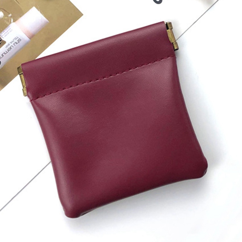 Túi Da pu Đựng Đồ Trang Điểm/Khăn Ăn/Son Môi/Mỹ Phẩm Mini Tiện Dụng