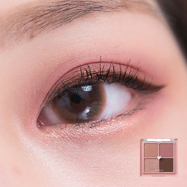 Combo Bảng màu mắt Romand Better Than Eyes 6.5g + Son kem siêu lì Romand Blur Fudge Tint 5g