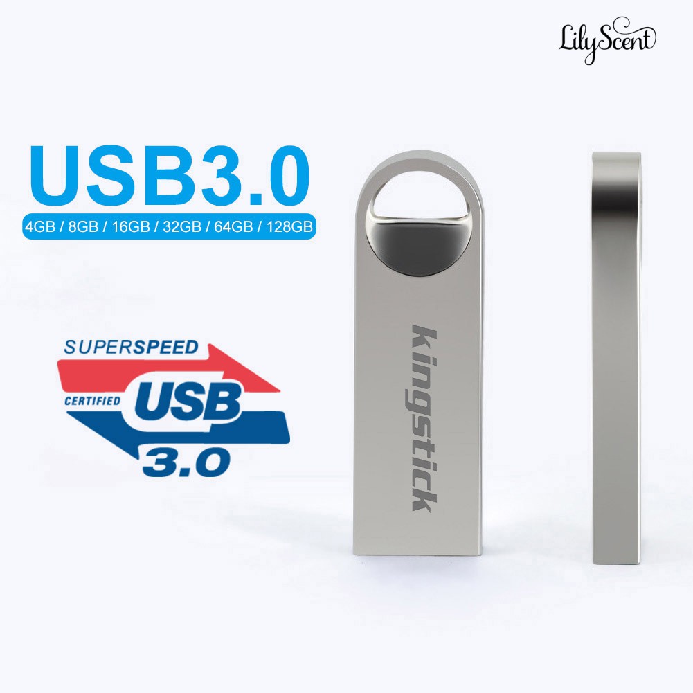 Usb Kingstick 64 / 128 / 256 / 400gb Bằng Kim Loại