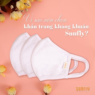 Khẩu trang vải nano Sunfly (5 chiếc 1 túi)