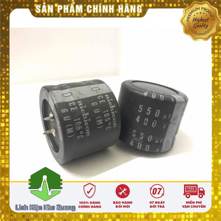 TỤ LỌC NGUỒN TỤ HOÁ 550uF 400V NICHICON