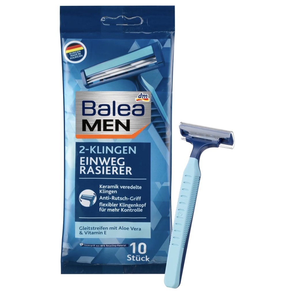 Combo 10 Dao Cạo Râu Balea MEN [ NỘI ĐỊA ĐỨC ]