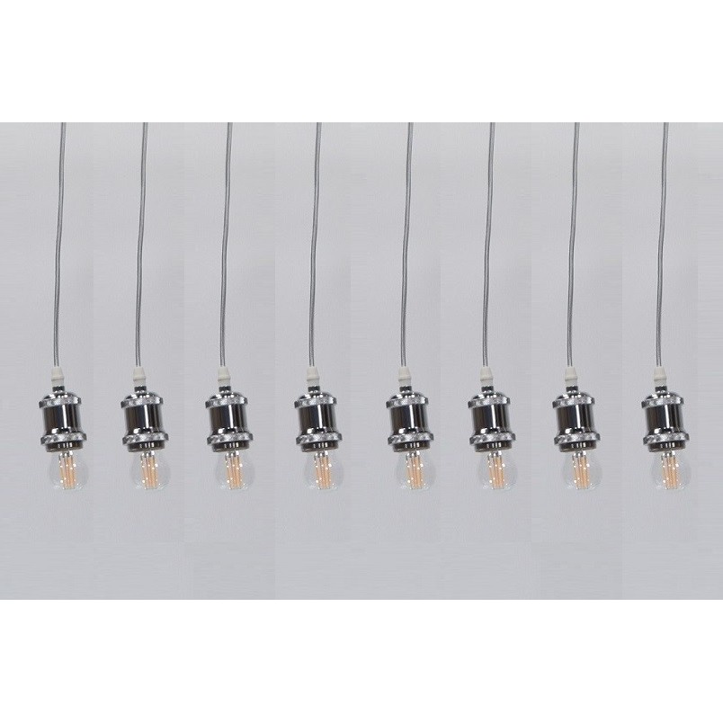 Bộ 8 dây đèn thả cổ điển bóng Led Edison G45 4W