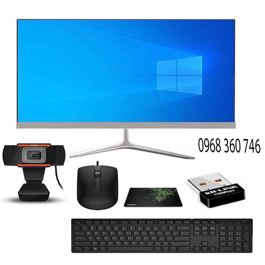Bộ Máy Tính All In One Thế Hệ Mới Intel tặng kèm webcam