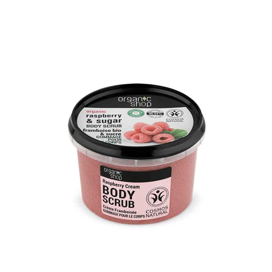 Tẩy Tế Bào Chết Body Organic Shop Body Srucb 250ml - Raspberry Cream  [ Chiết xuất từ quả mâm xôi ] #3
