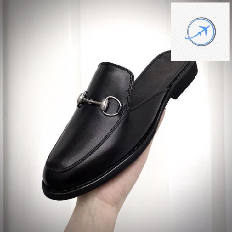 Giày Sục Nam Cao Cấp Giày Mọi Nam Đế Cao Su Mẫu Mới Thiết Kế Dây Xích Vô Cùng Hấp Dẫn - GS01 ️🏀⛷️