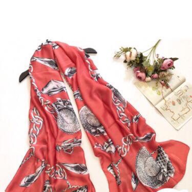 Khăn lụa 💯 silk