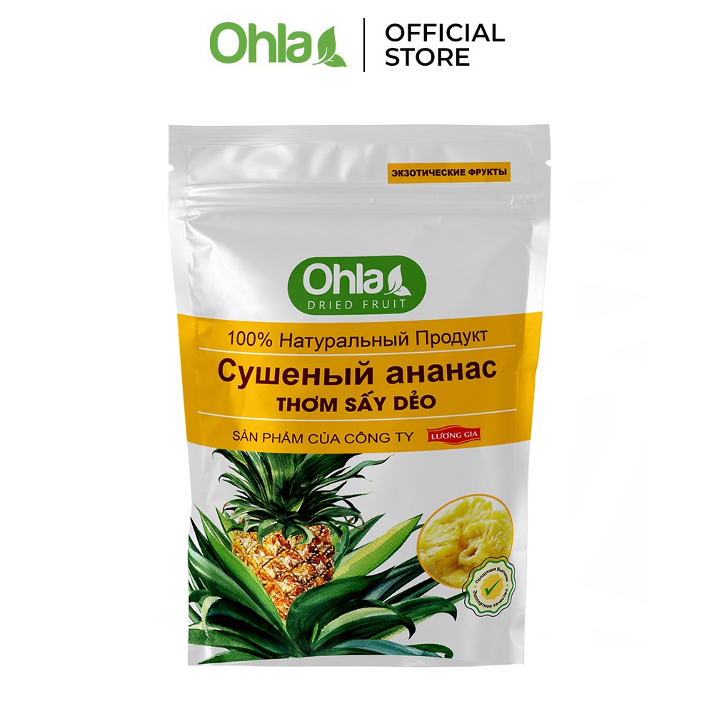 Thơm sấy dẻo Ohla - Gói 500 Gram