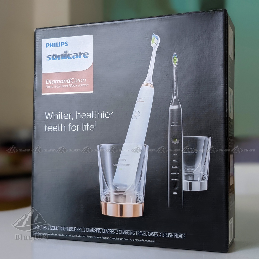 Bộ đôi bàn chải điện Philips Sonicare DiamondClean Classic
