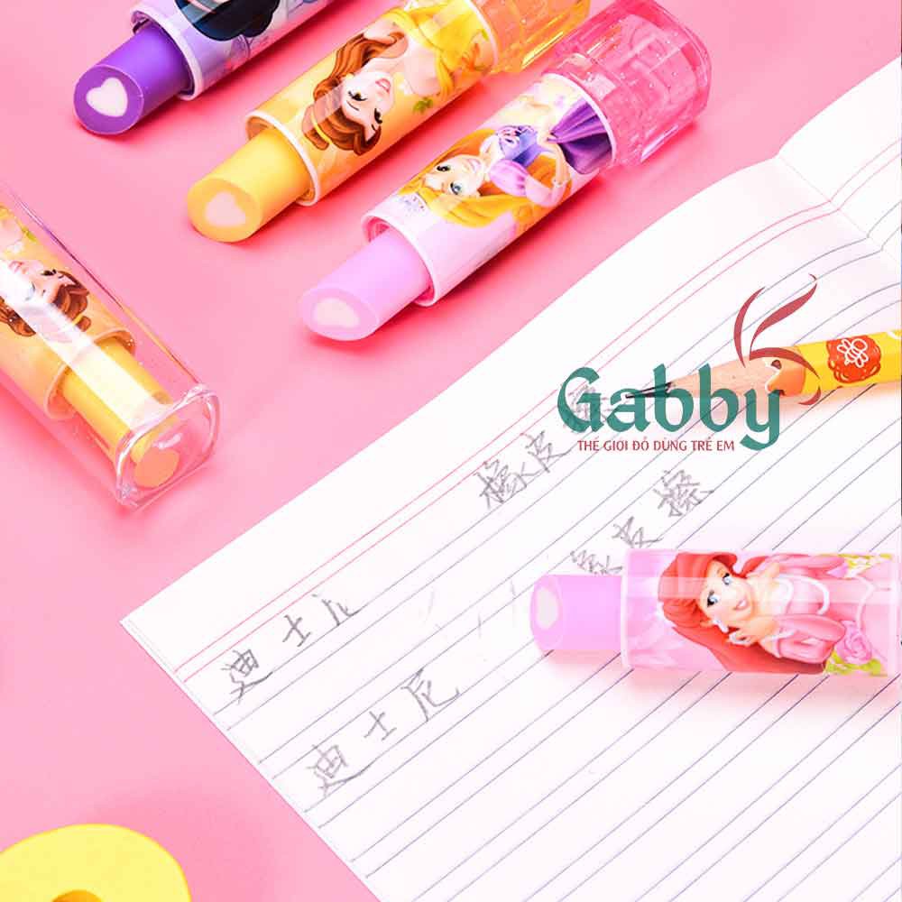 SET  GÔM HÌNH THỎI SON (HELLO KITTY/ PRINCESS)