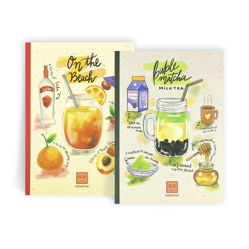 Vở kẻ ngang Hồng Hà Cocktail 80/120/200 trang 1427/1428/1429