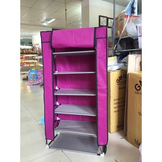 Combo Tủ giày vải 6 tầng và lược nova 3in1