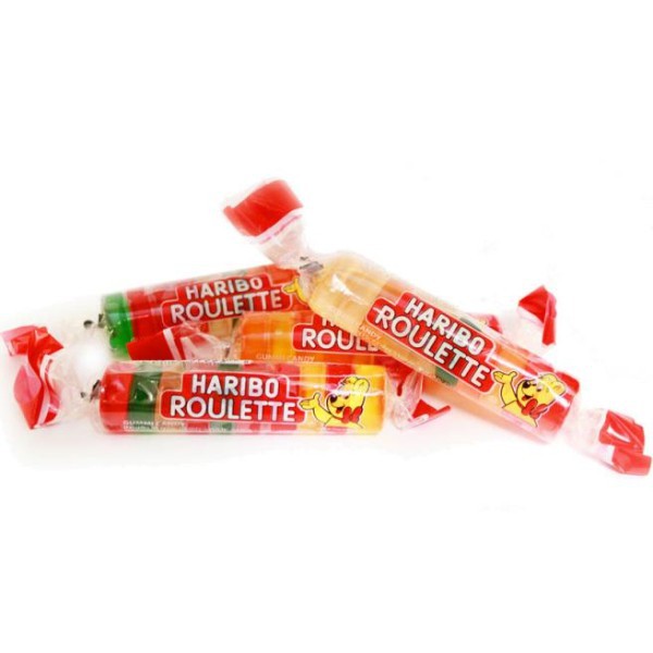 ( Bán sỉ ) Lốc 24 hộp Kẹo dẻo Haribo Roulette 25gr