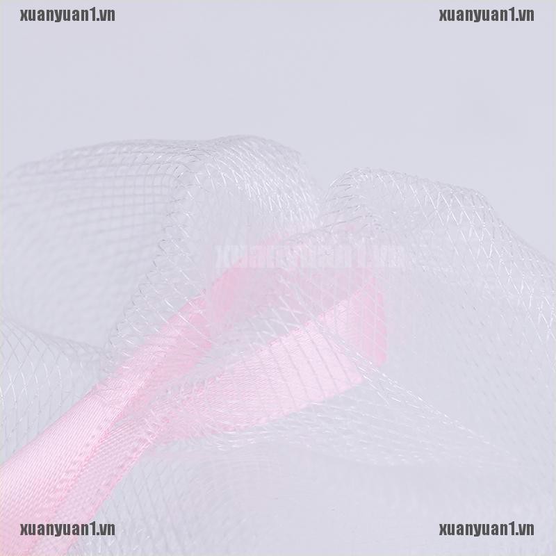 [XUANYUAN1] Túi Lưới Nylon Đựng Xà Phòng Tẩy Tế Bào Chết Có Dây Rút