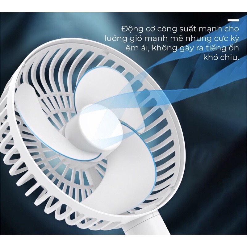 Quạt yoobao F1 10000mah,pin sạc 60h liên tục nhé quý zị