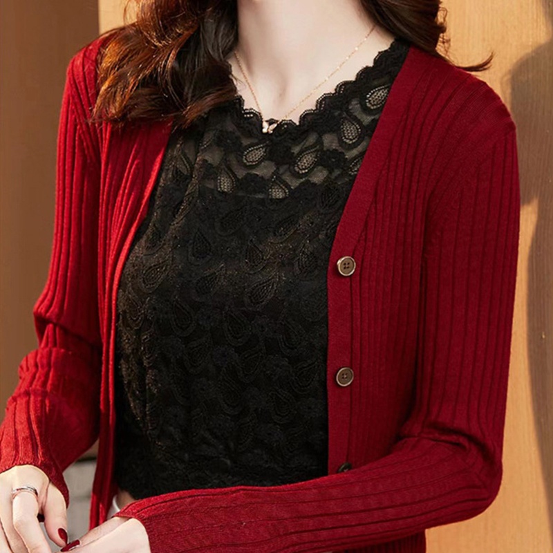 Áo Ren Hoa Cổ Tròn Thời Trang Nữ Tính