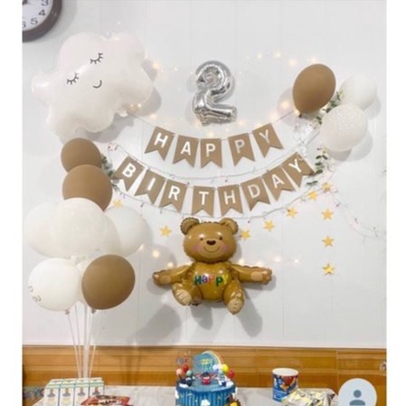 Set trang trí sinh nhật phong cách Hàn Quốc cực rẻ cực chất