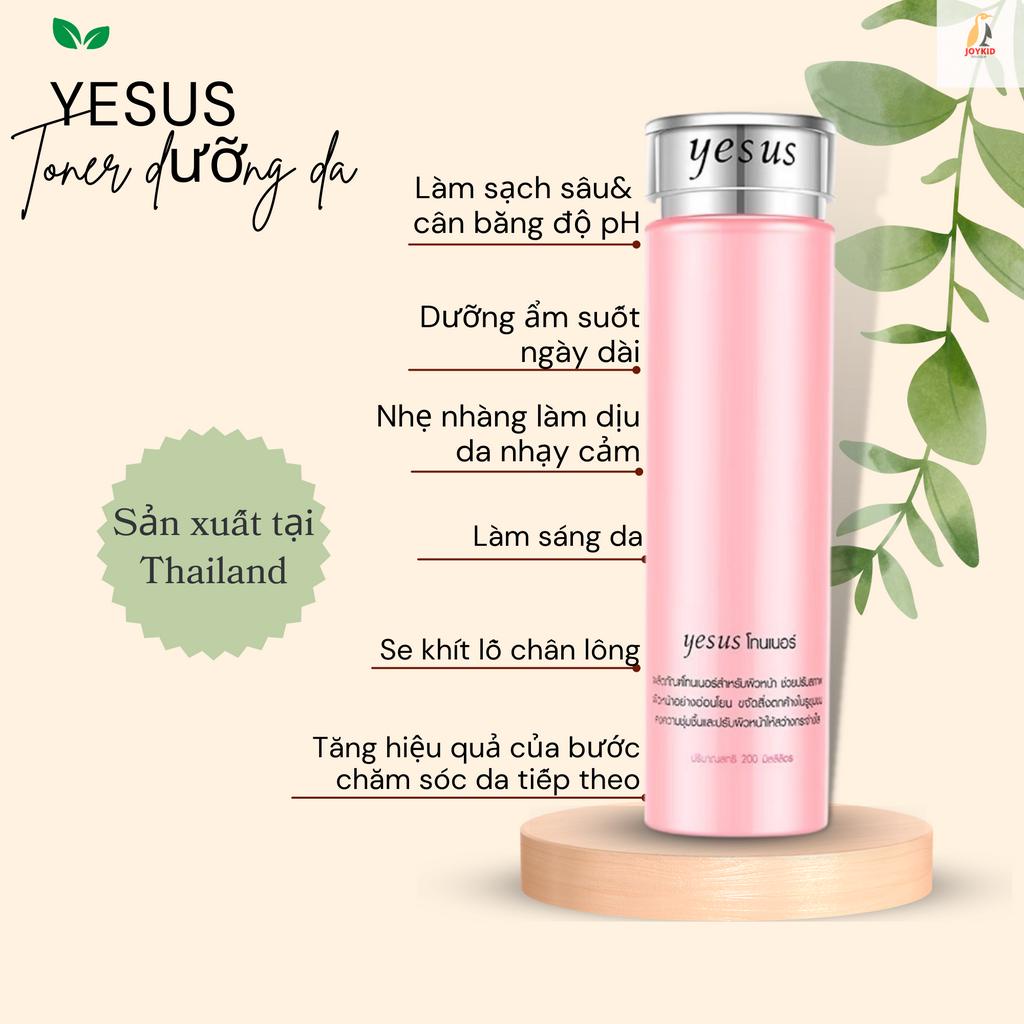 Nước hoa hồng Yesus Toner dưỡng ẩm, cân bằng da Thái Lan 200ml