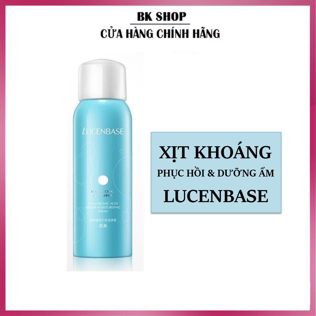 Xịt khoáng HA phục hồi dưỡng ẩm LUCENBASE –  Hyaluronic Acid Repair Moisturizing Spray