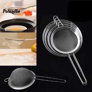 Dụng Cụ Rây Bột Bằng Thép Không Gỉ Có Lưới Lọc Tiện Dụng