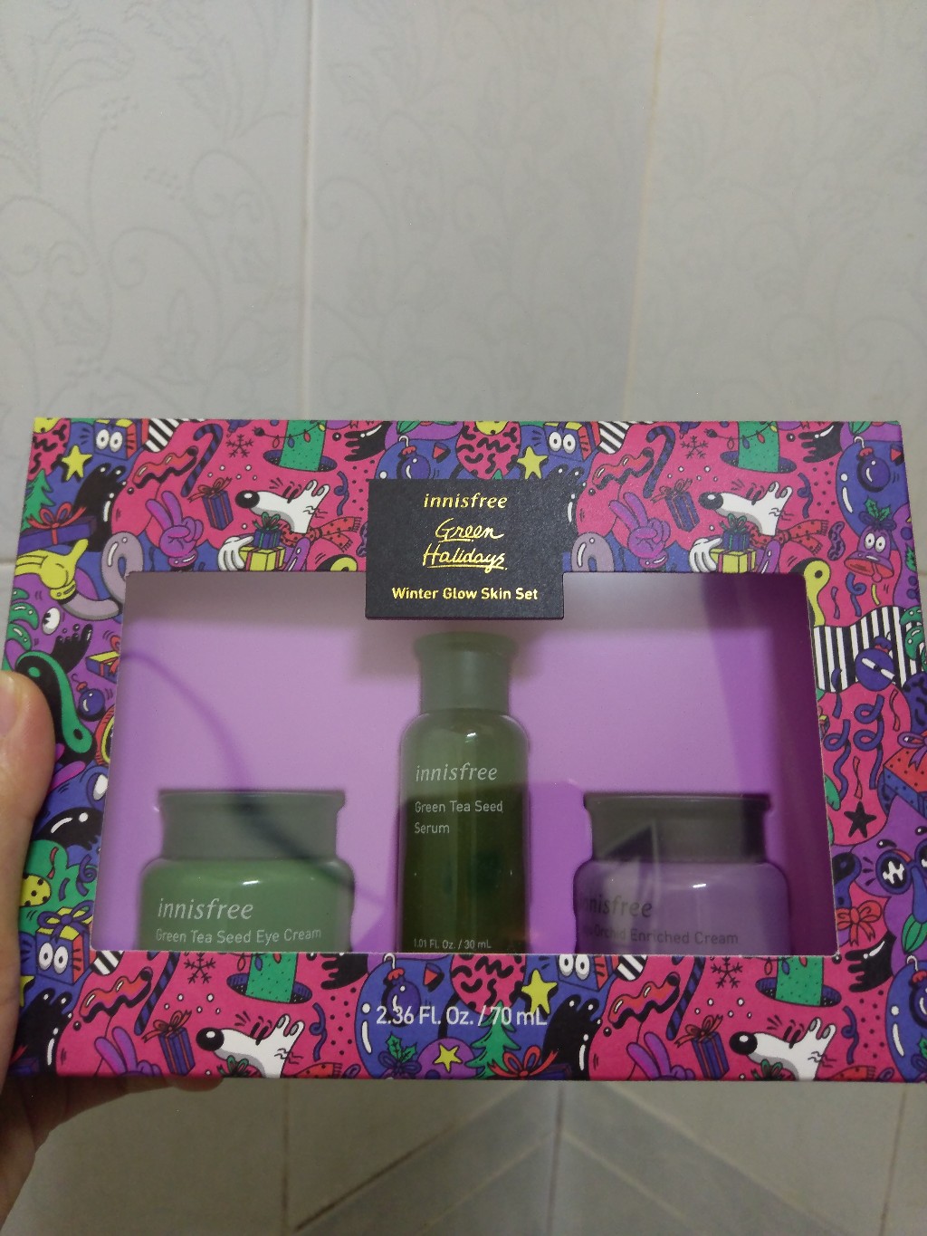 innisfree winter glow skin set