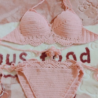 Bikini len móc handmade