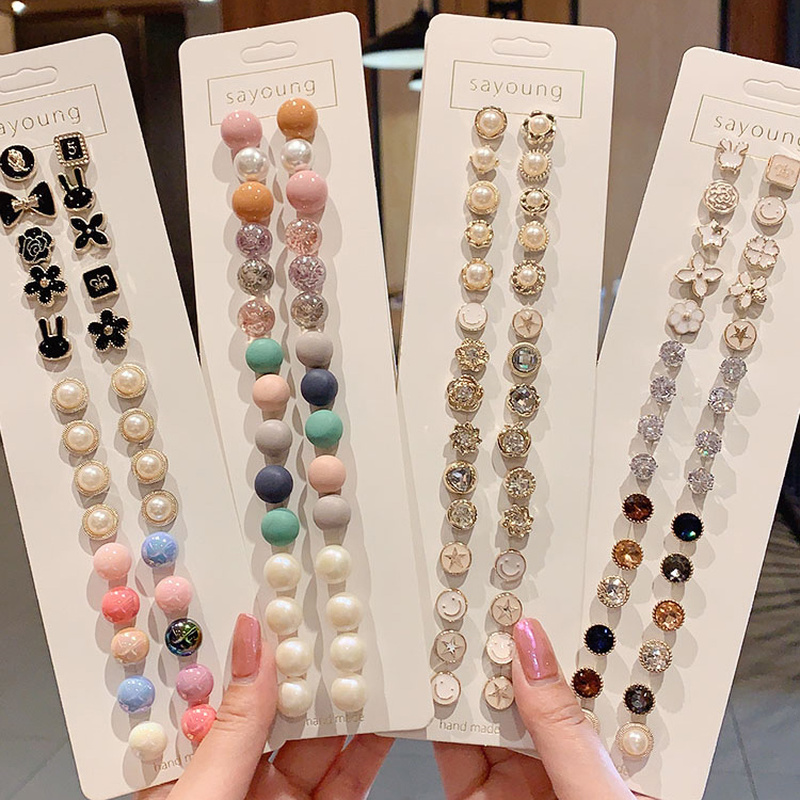 Bộ 20 cái ghim cài áo trang trí đáng yêu bắt mắt