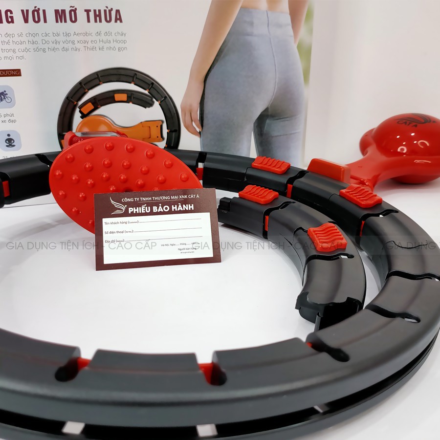 [ SALE SỐC] Vòng lắc eo HULA hoop chính hãng thương hiệu Cát Á- đánh tan mỡ bụng, trả lại vòng eo 56