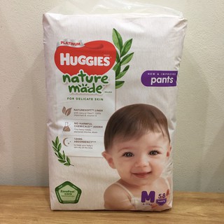 Tã quần Huggies Platinum Naturemade M58 (6 - 11kg)